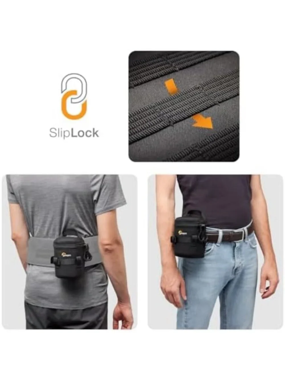 Camera Lens Case Pouch for DSLR & Mirrorless, Fits 24-70mm F/2.8, 5.12x3.54in